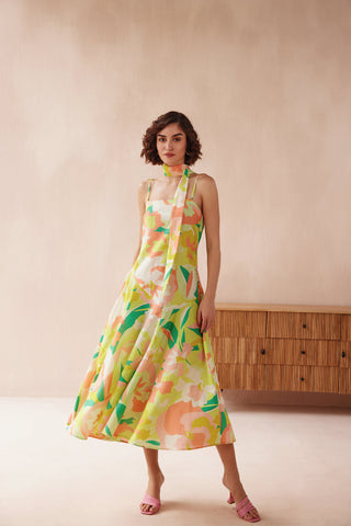 Phoebe Printed Slip Dress