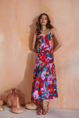 Phoebe Printed Slip Dress