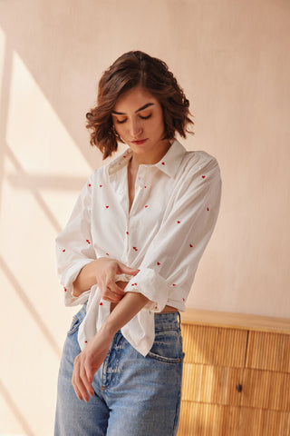 Kylie embroidered Shirt