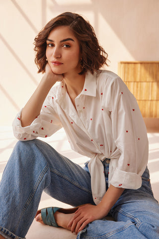Kylie embroidered Shirt